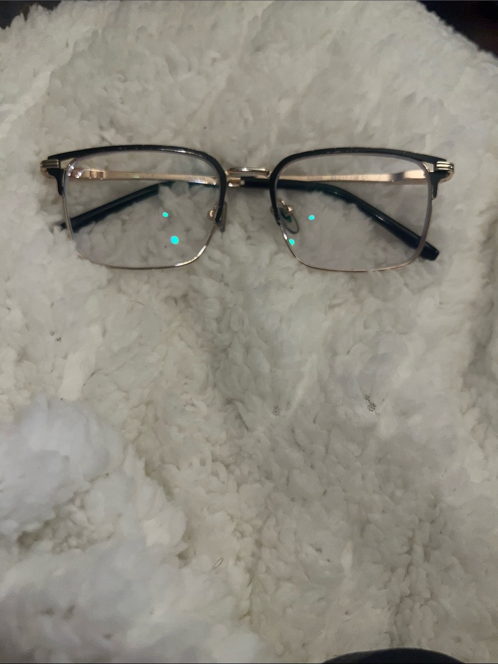Vintage Prada Black and Gold Reading Glasses